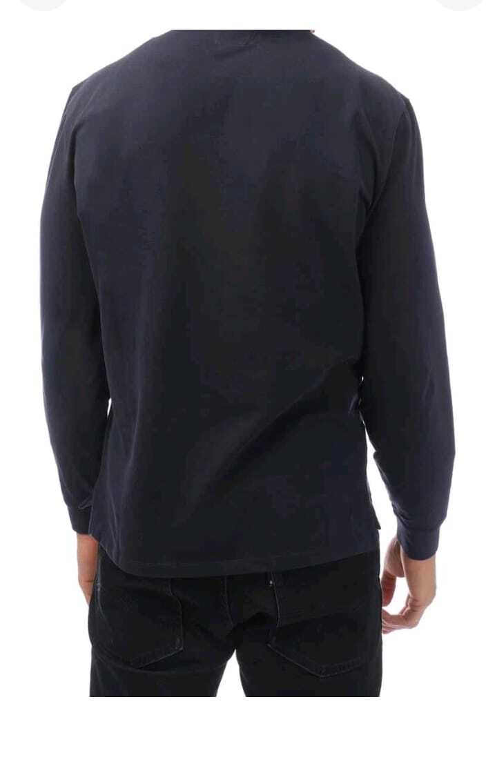 C.p company long sleeve polo shirt (Blue) - Image 3