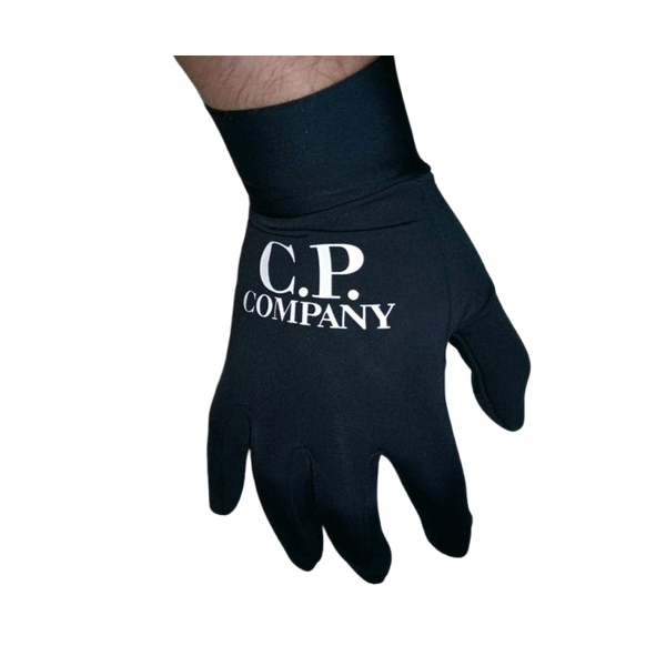 C.p company Black light weight gloves pair