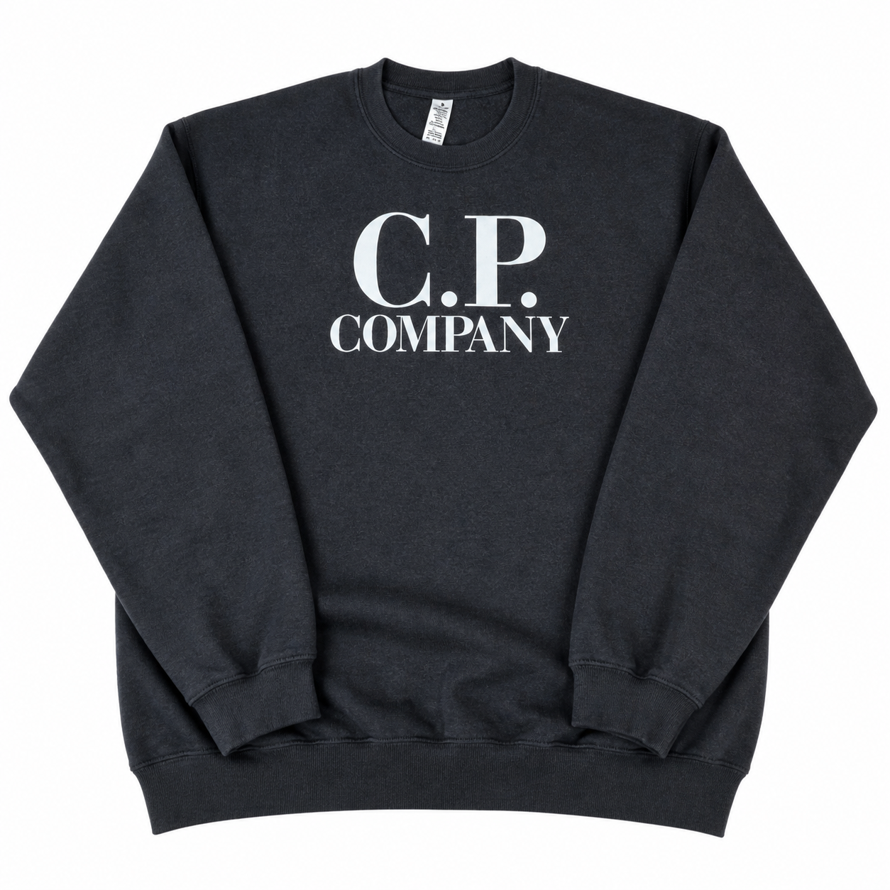 cp company Printed Logo sweatshirt Color Grey ( XXL Size) Big Sizing